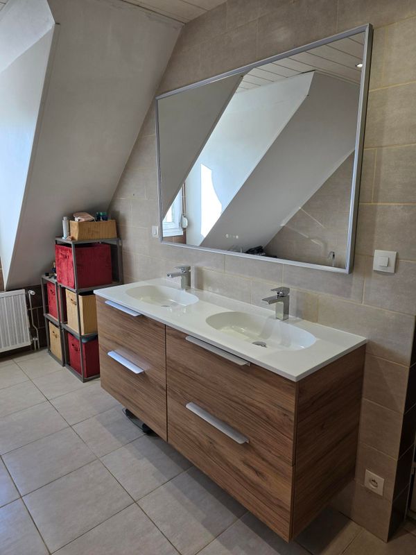 Rénovation de salle de bain réalisée par David Service à Rennes