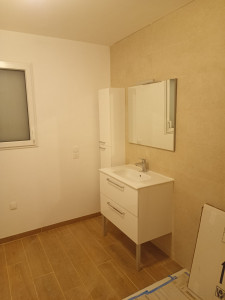 Installation de meuble vasque